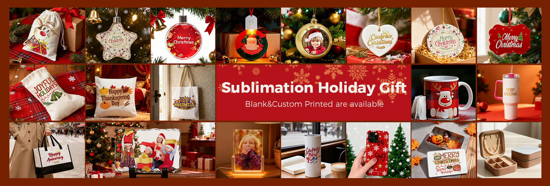 sublimation cherisamas ornament series