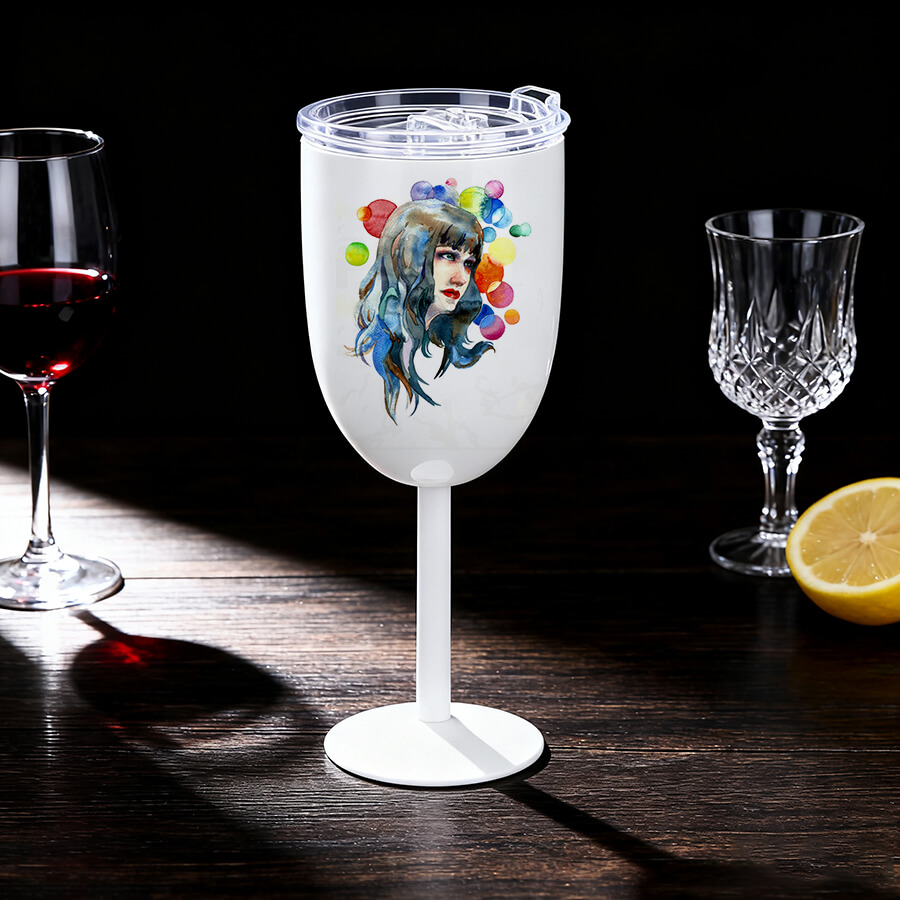 personalized gift sublimation wine tumbler