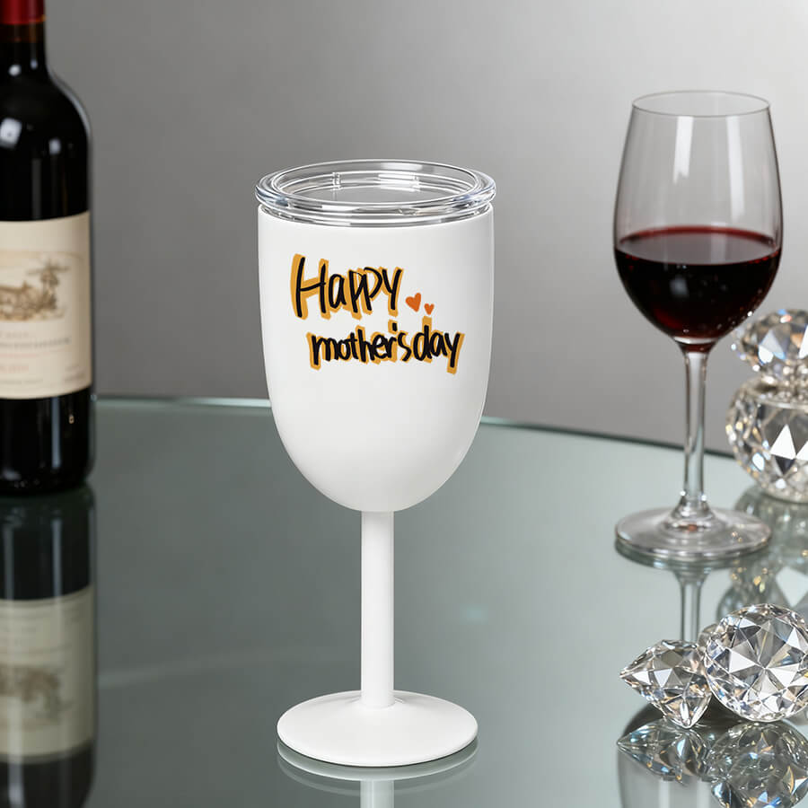 custom photo wine tumbler