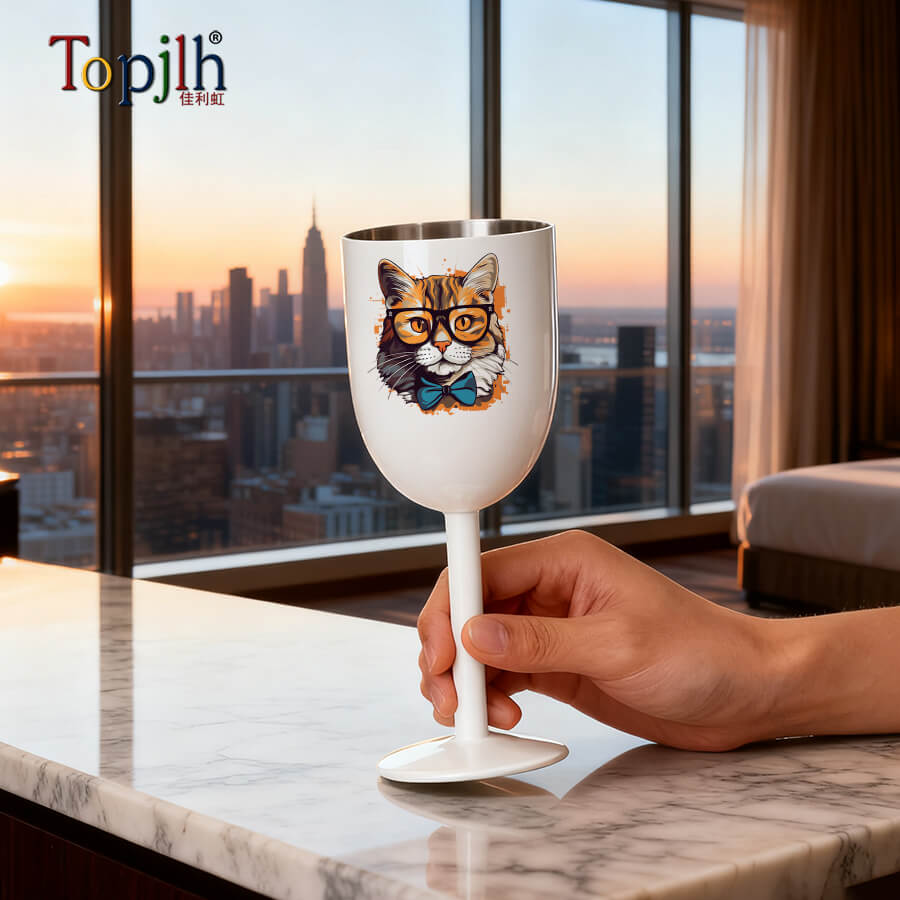 personalized gift sublimation wine tumbler
