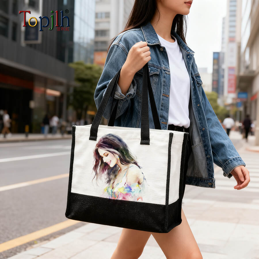 Custom sublimation tote bag