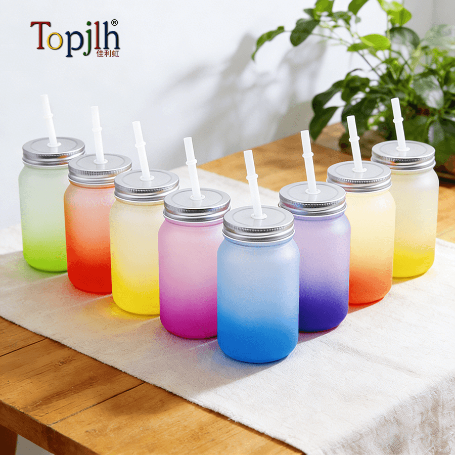 450ml Heat transfer Mason jar