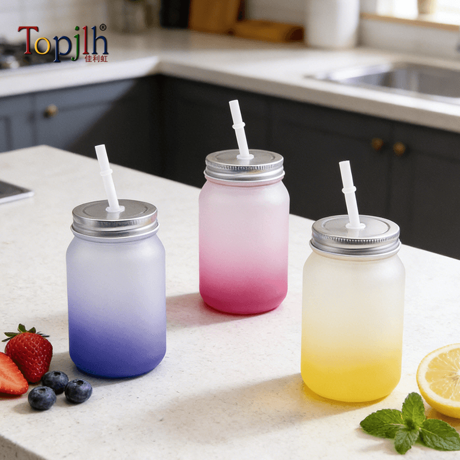 Heat transfer Mason jar custom