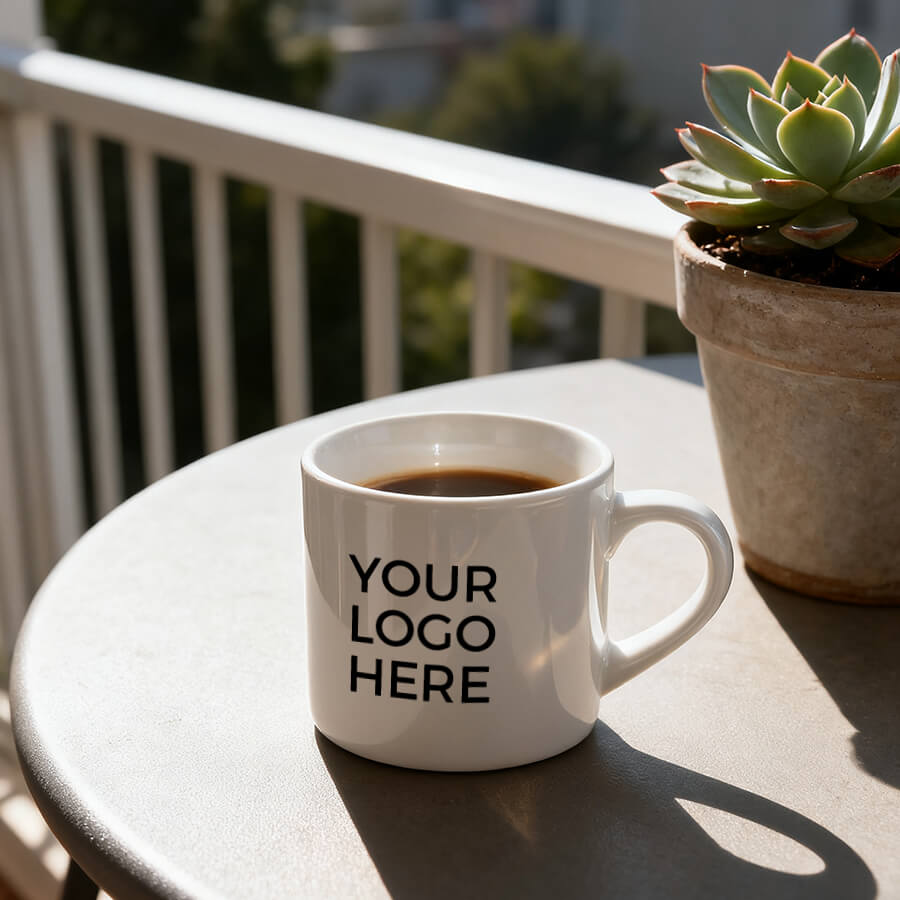 6oz blank ceramic mug for sublimation