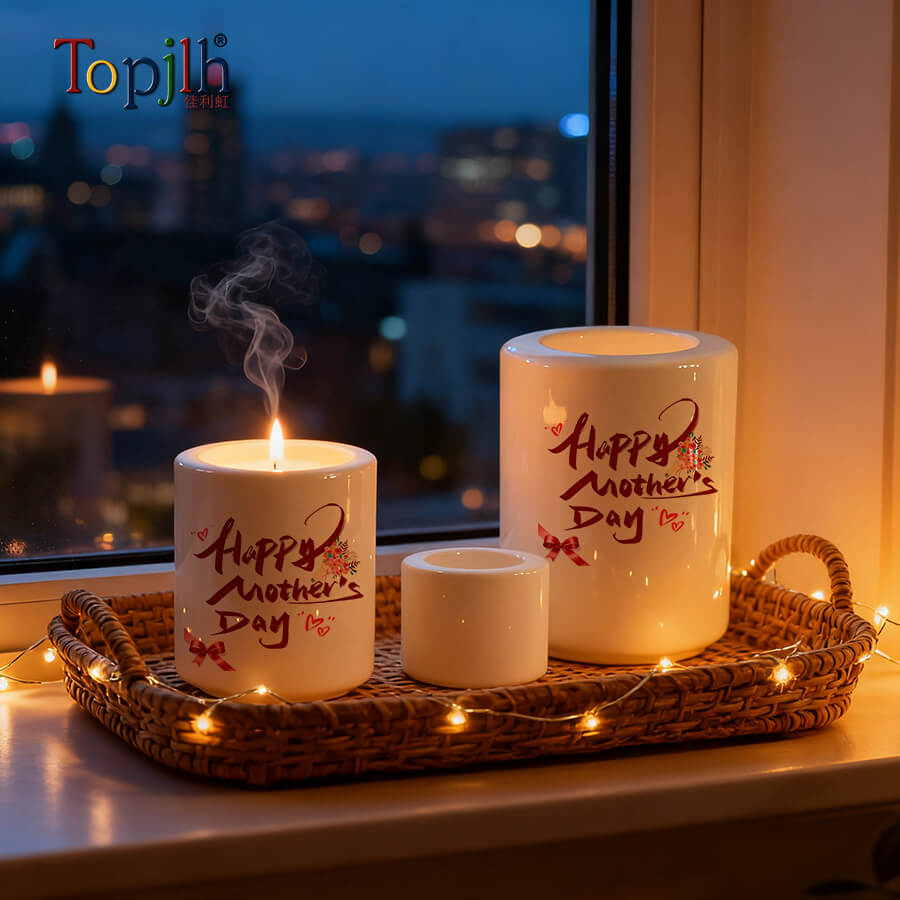 Sublimation Ceramic Candle Holders