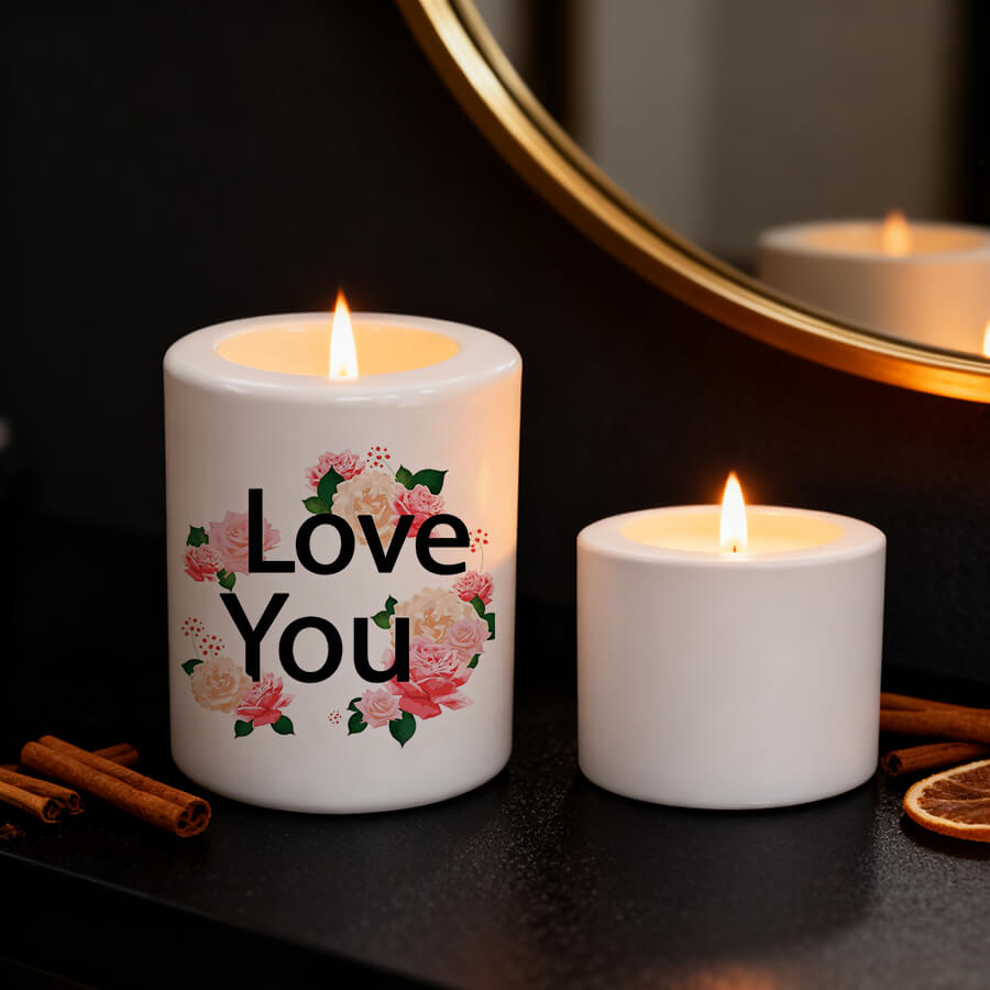 Sublimation Ceramic Candle Holder