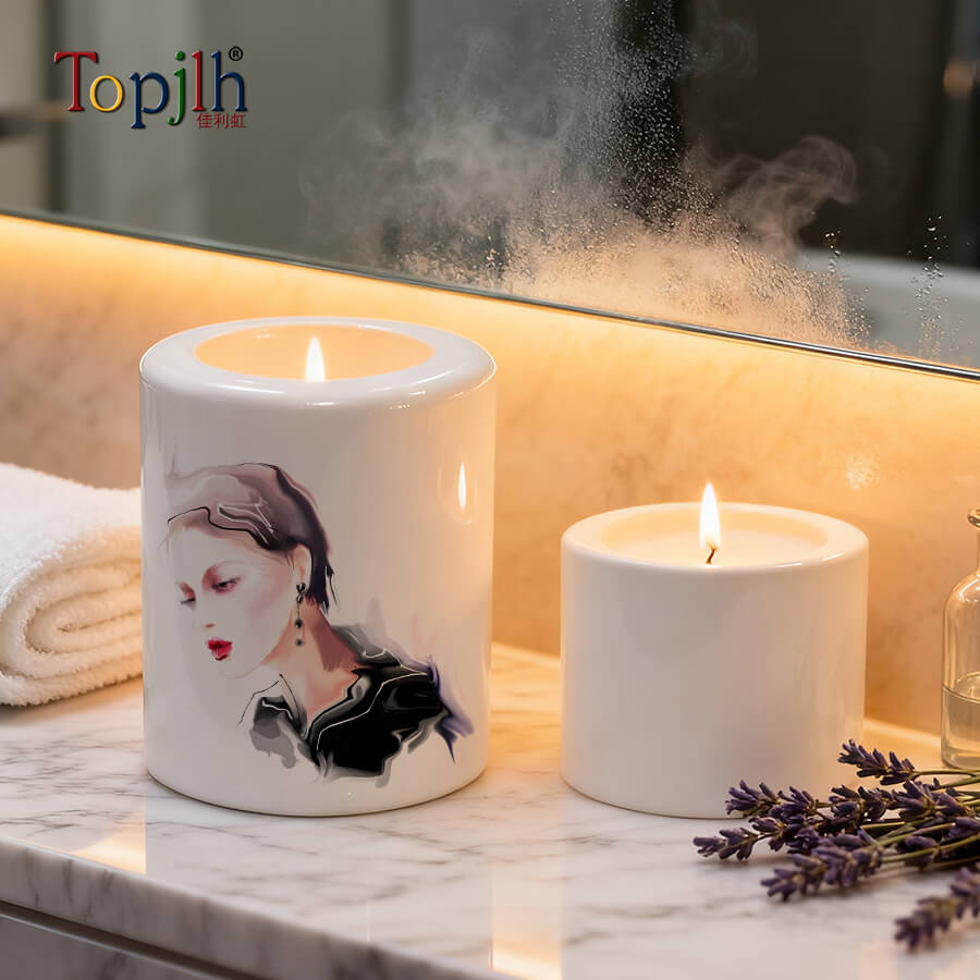 Sublimation Ceramic Candle Holders