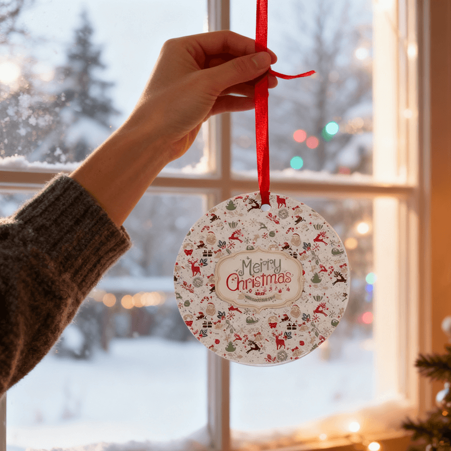 Sublimated Photo Christmas Tree Ornaments