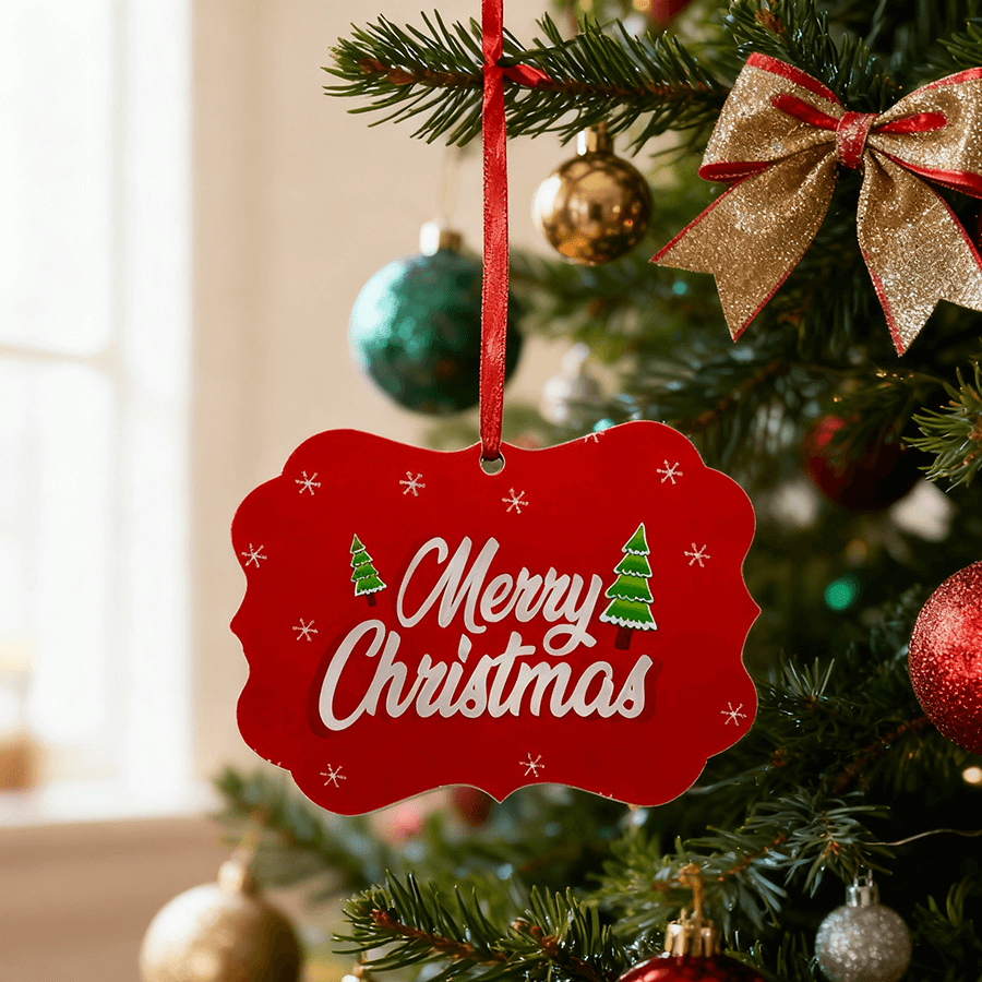 Dye Sublimation Christmas Ornaments (MDF)
