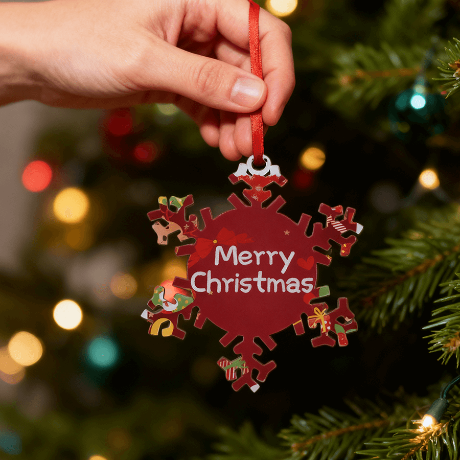 Sublimated Photo Christmas Tree Ornaments