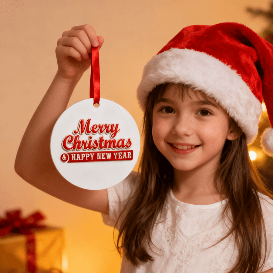 Personalized MDF Christmas Ornaments