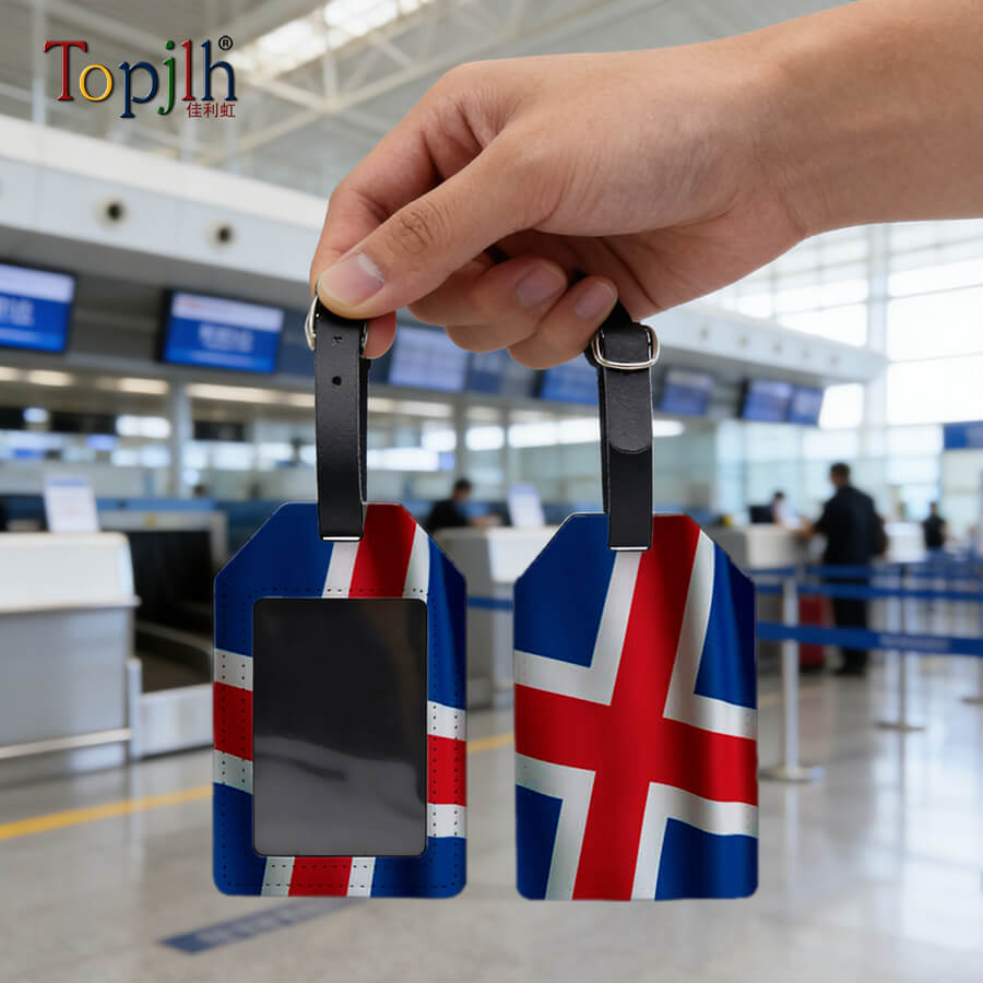 Heat Transfer PU Luggage Tags