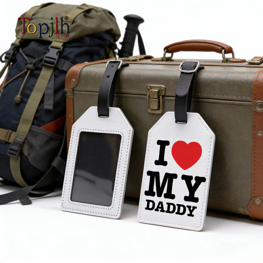 Personalized PU Leather Luggage Tags