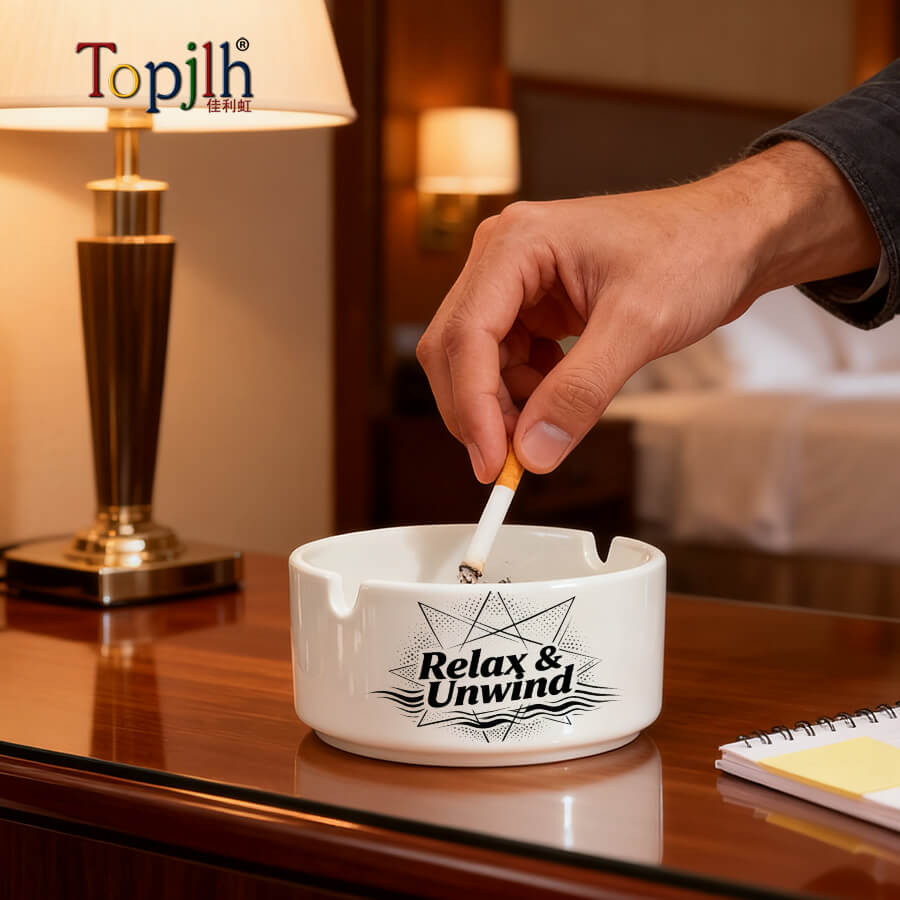 Easy Clean Ceramic Ashtray