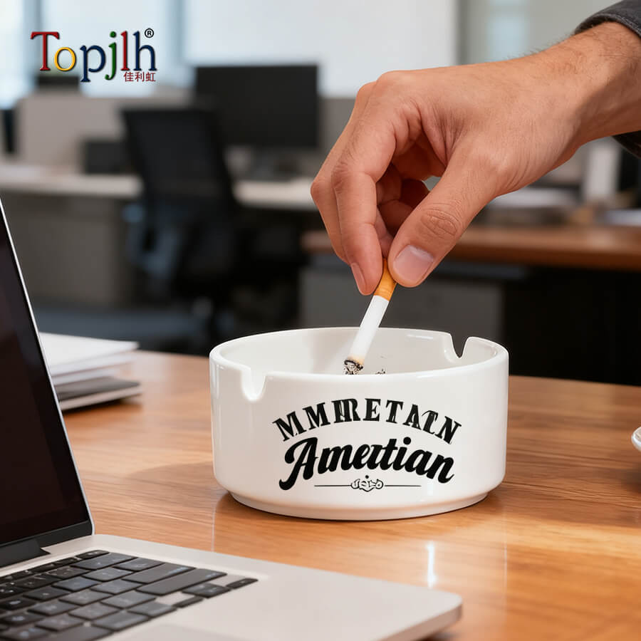 Personalized Ceramic Ashtray