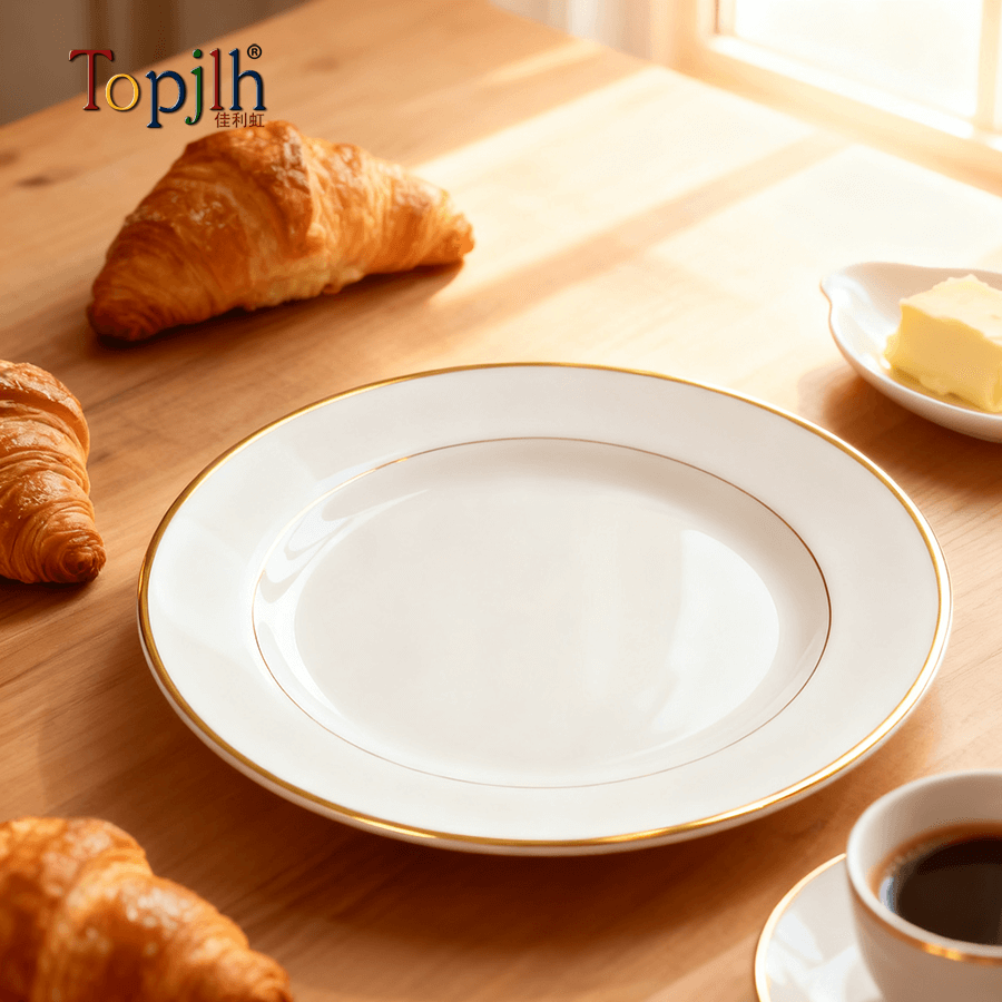 Gold Rim Wedding Keepsake Plate / Gift