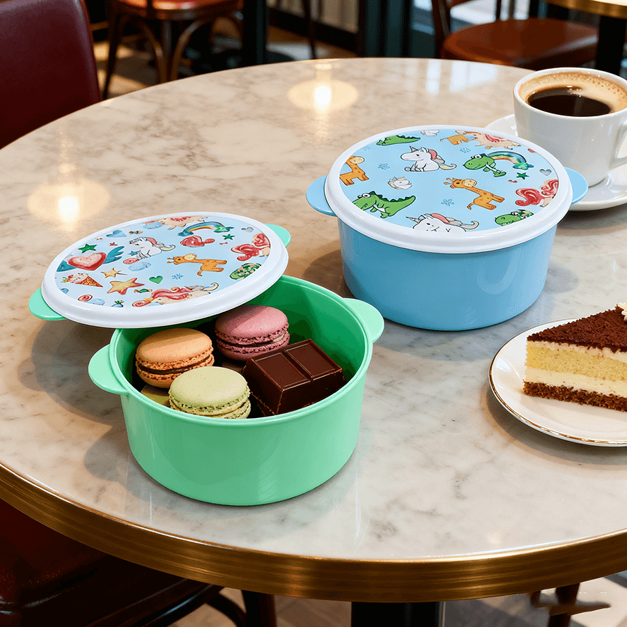 Microwave safe plastic lunch box