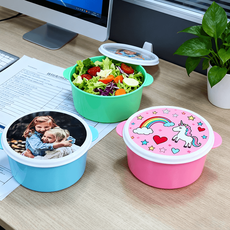 Customizable design plastic lunch box