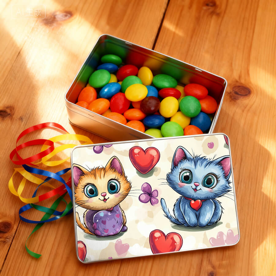 Custom sublimation tin boxes