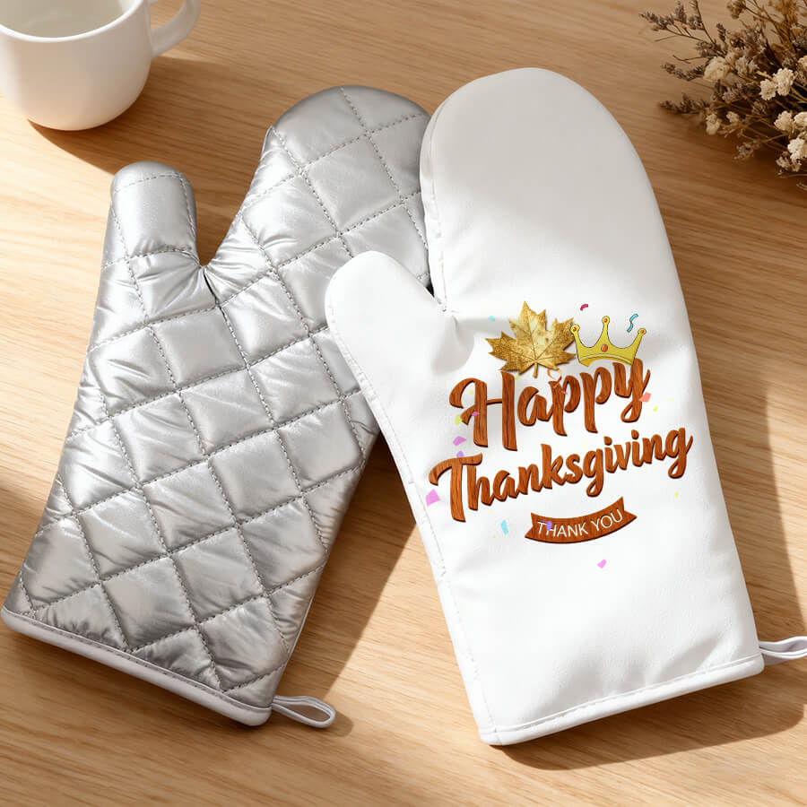 Personalized Heatproof Gloves for Oven & Crafts