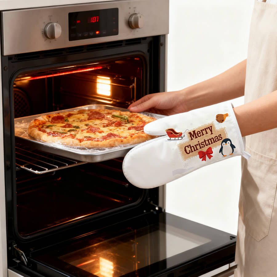 Sublimation heat resistant mitts