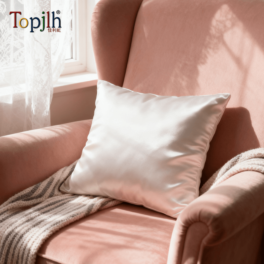 Corporate logo printed satin cushion bulk order