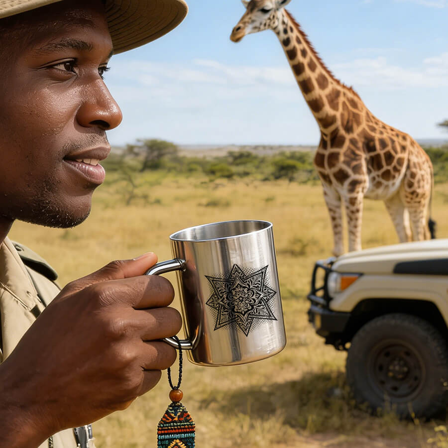 Custom Sublimation Camping Mug