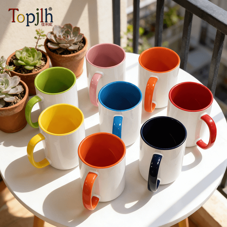 Custom logo sublimation coffee mugs