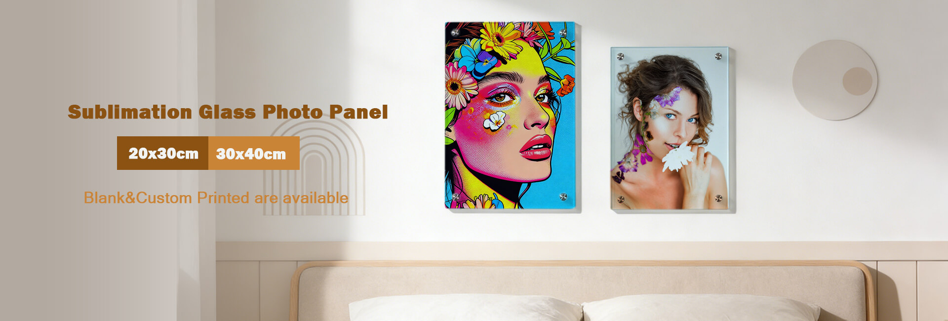 sublimation Glass phone frame