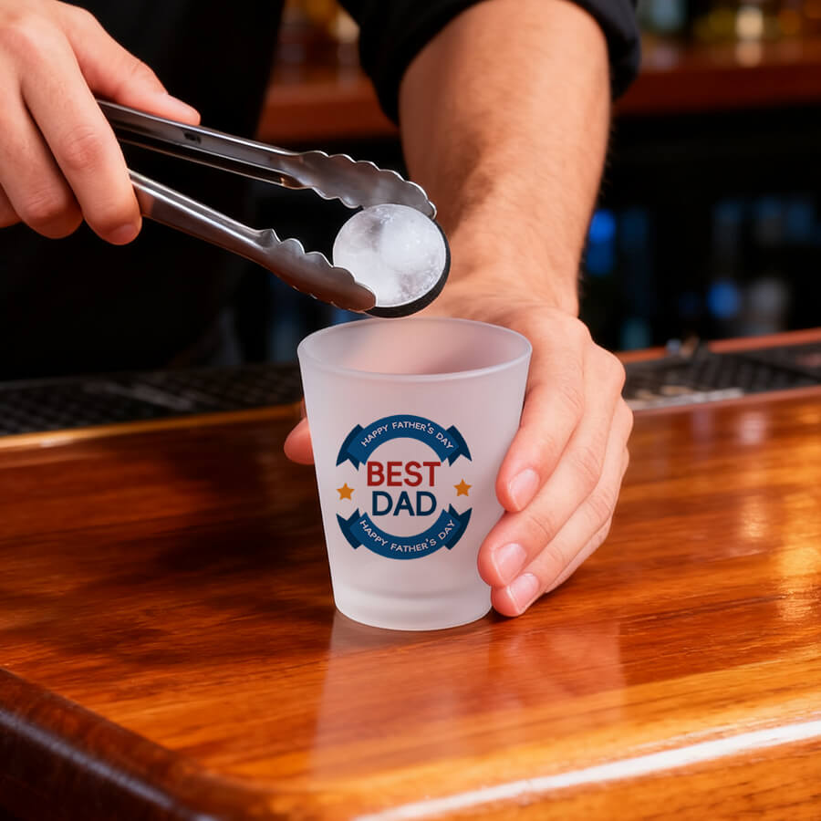 custom logo glass cups