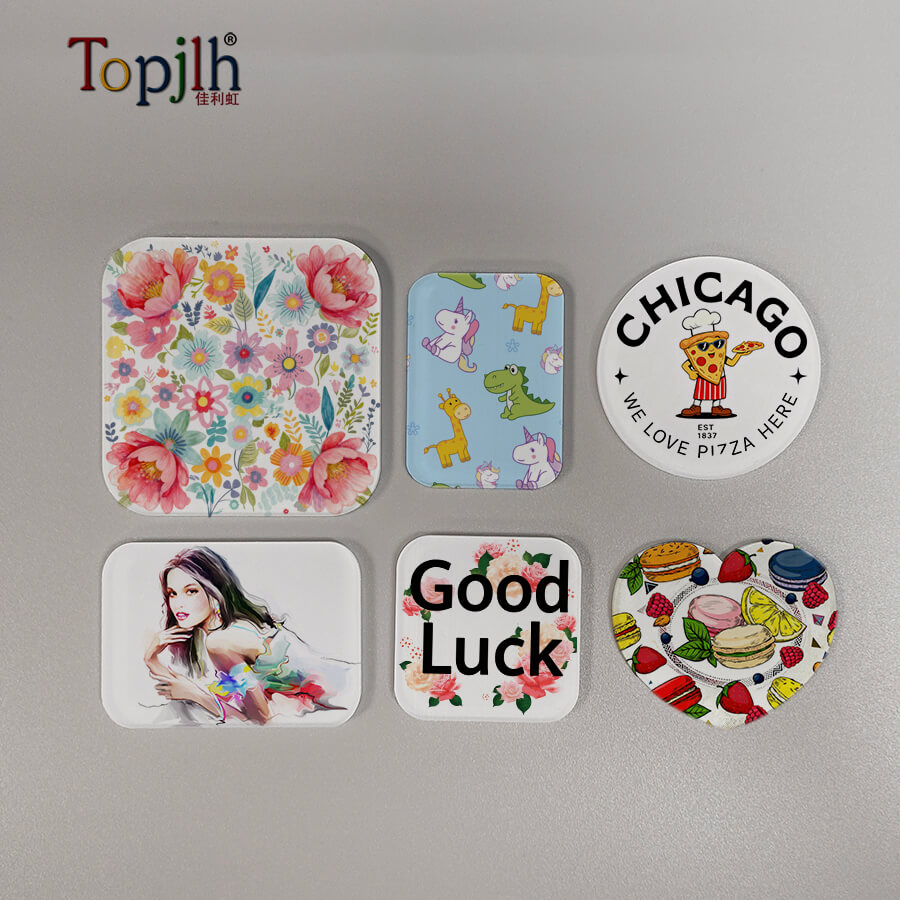 custom sublimation acrylic magnets,