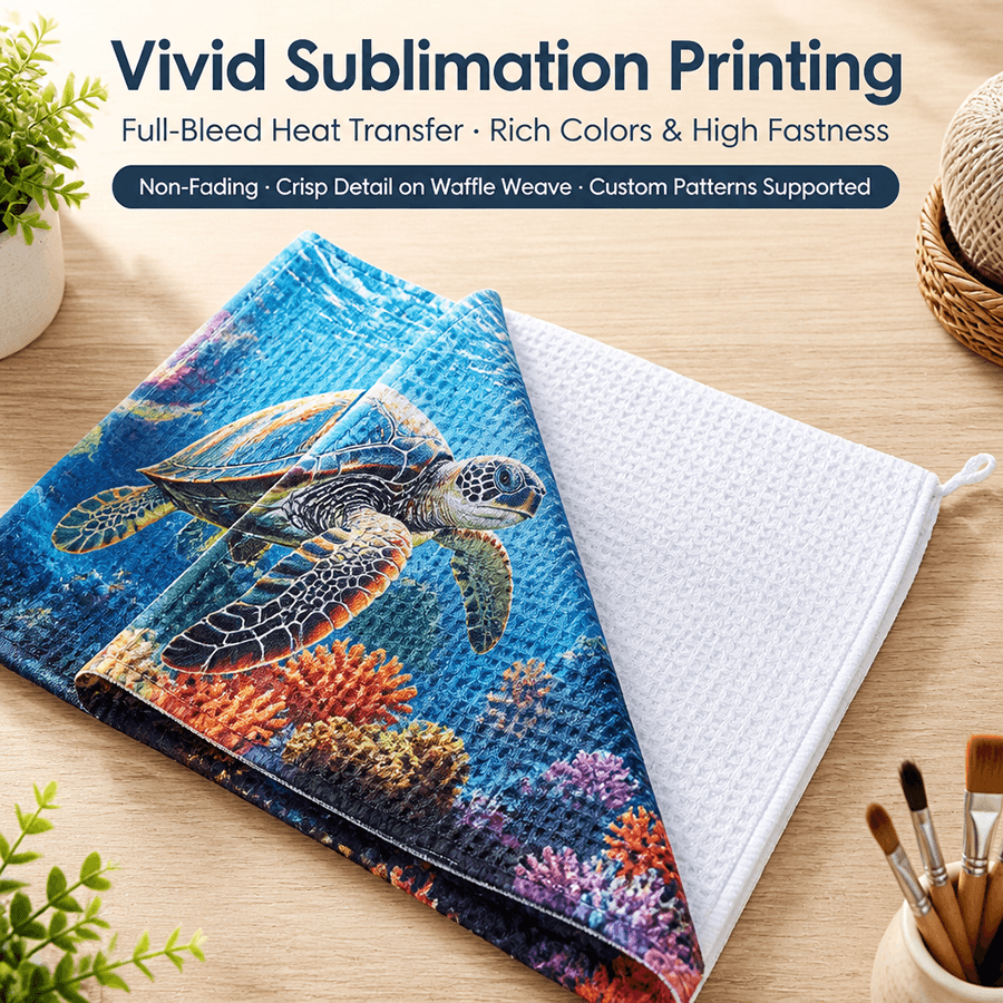 sublimation waffle towel