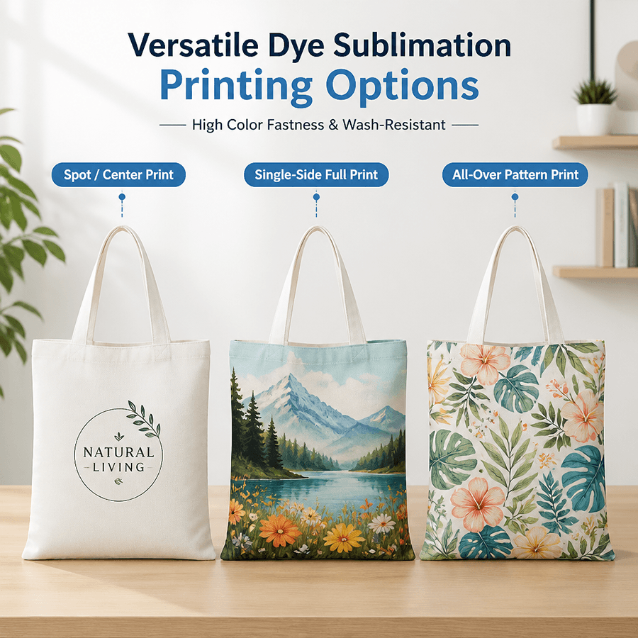 custom logo cotton-linen tote bag