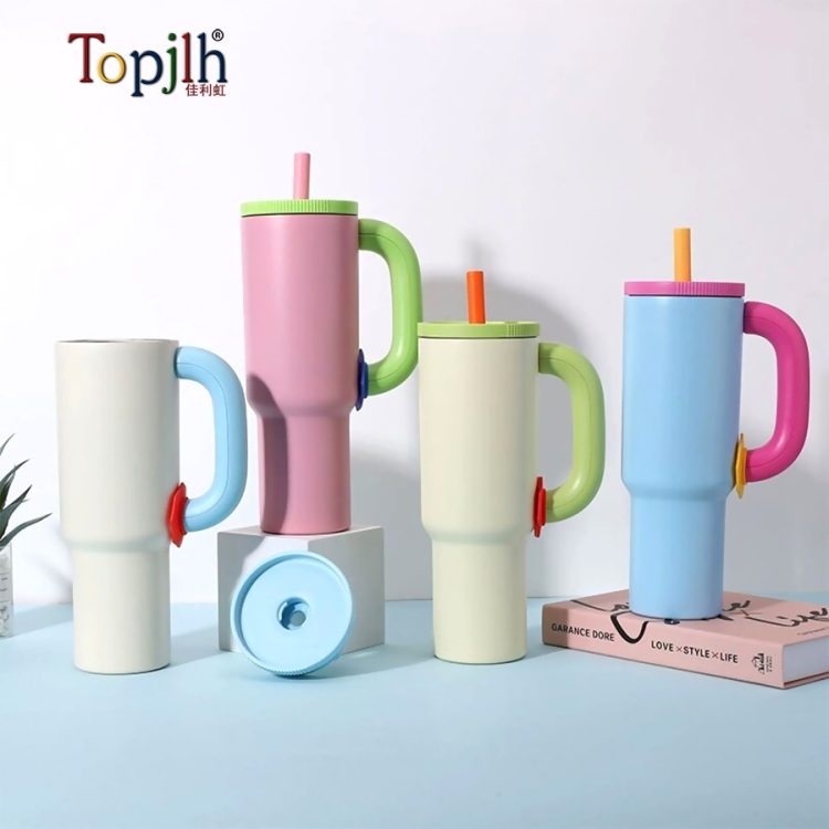 40oz Vacuum Insulated Tumbler with Handle