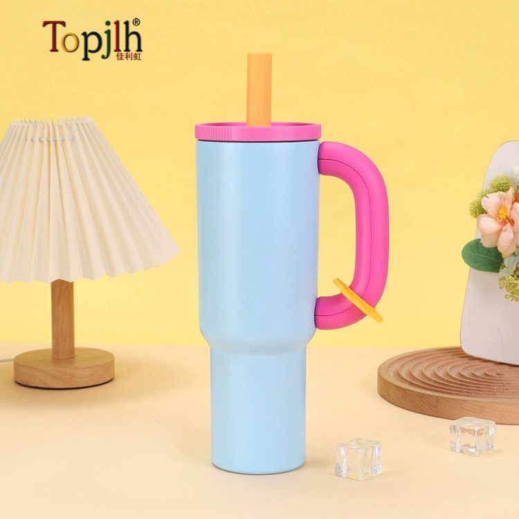 40oz Vacuum Insulated Tumbler with Handle