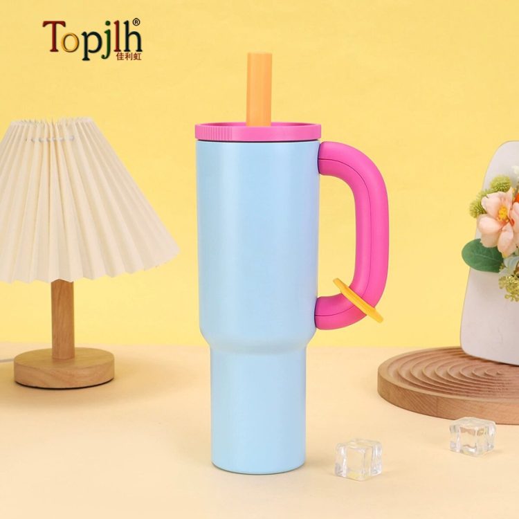 40oz Vacuum Insulated Tumbler with Handle