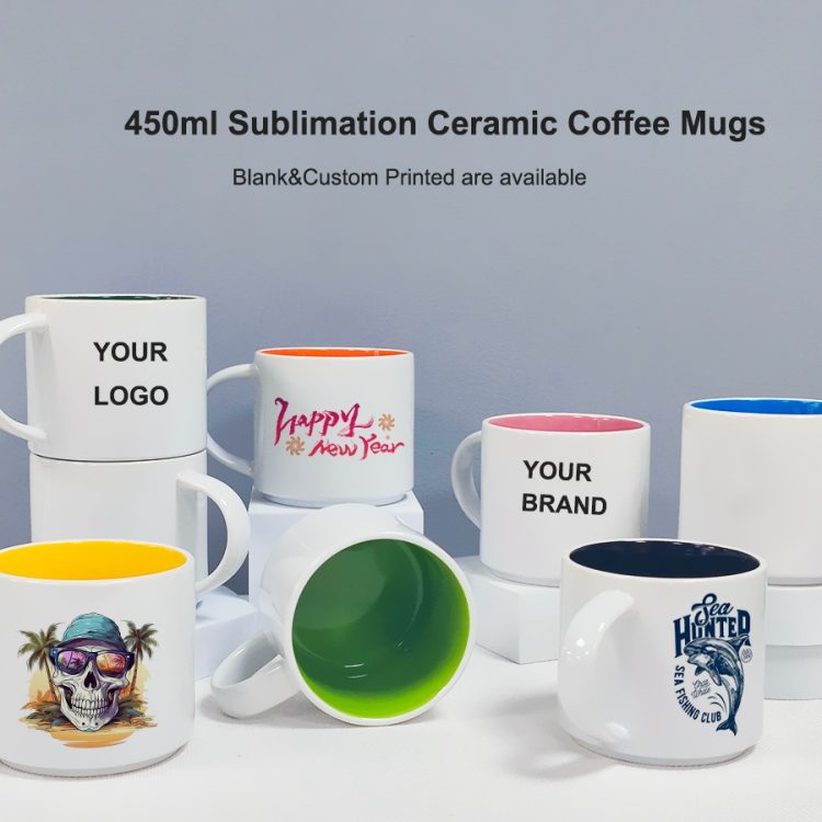 blank sublimation mugs 450ml wholesale