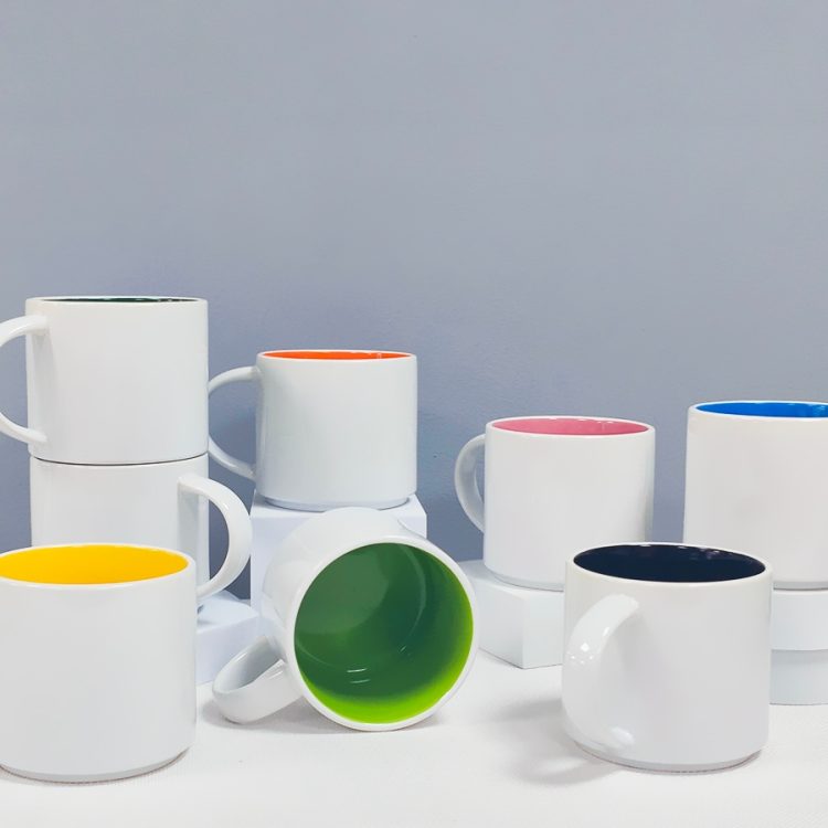 Custom 450ml Sublimation Ceramic Mugs