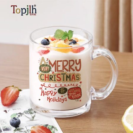 sublimation 11oz glass coffee mug