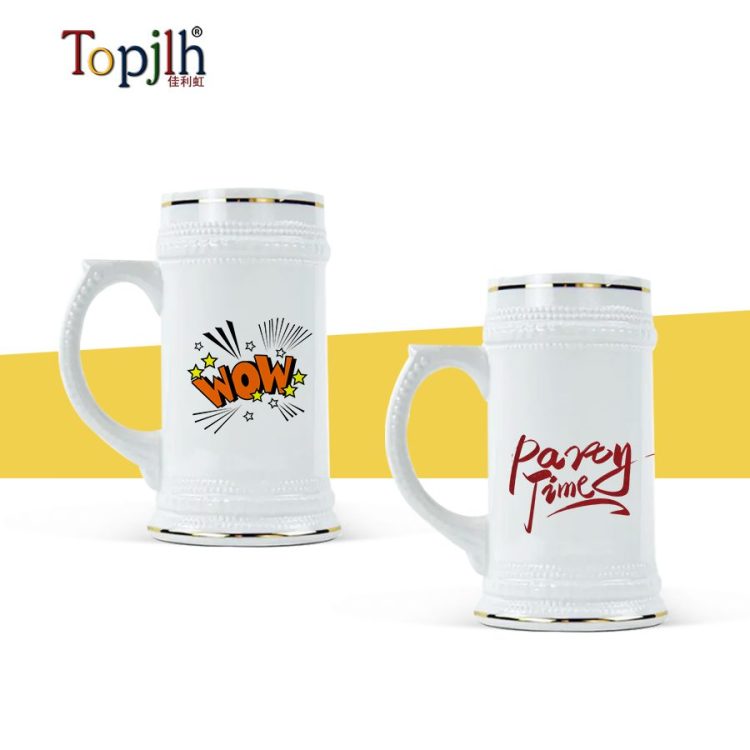 20oz sublimation Ceramic Beer Mug