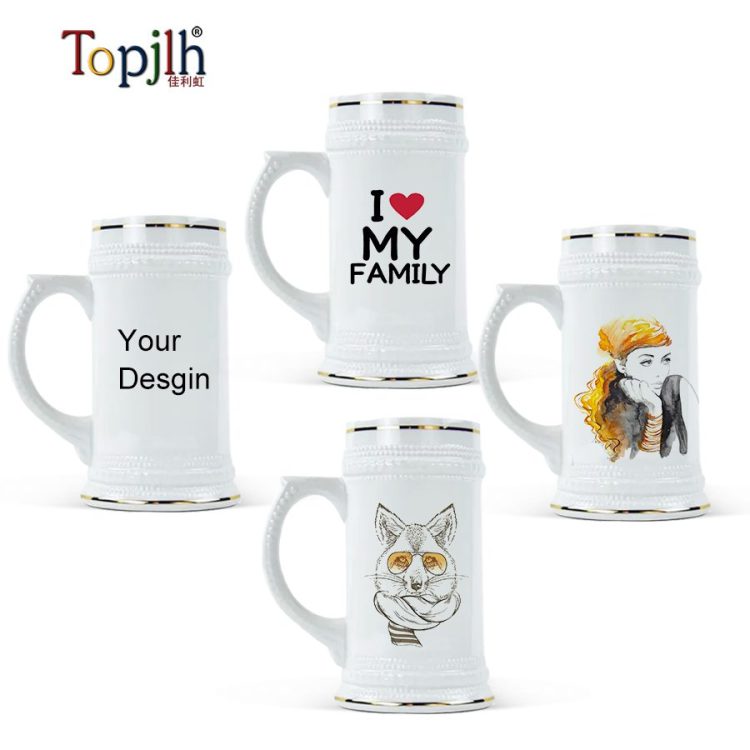 20oz sublimation Ceramic Beer Mug