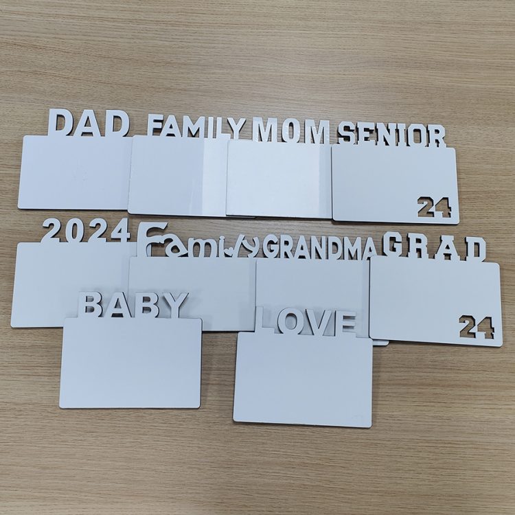 Custom Sublimation MDF Photo Frames