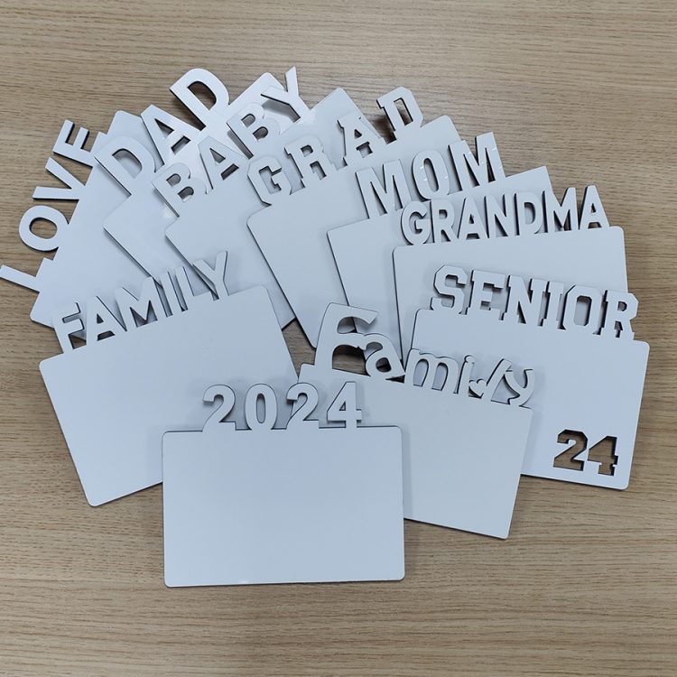 Custom Sublimation MDF Photo Frames