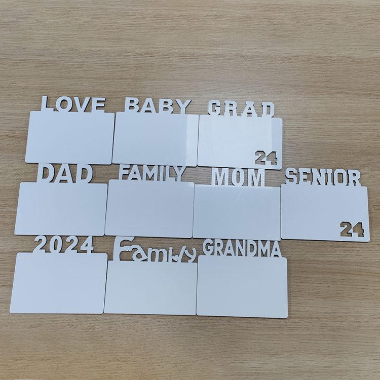 Custom Sublimation MDF Photo Frames