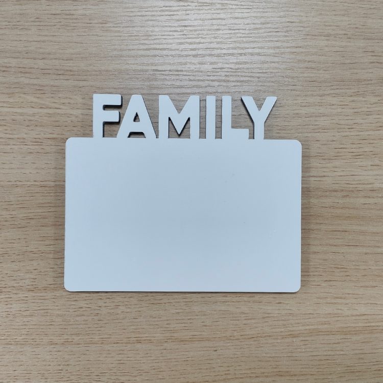 Wholesale Sublimation Blanks Photo Frame -FAMILY