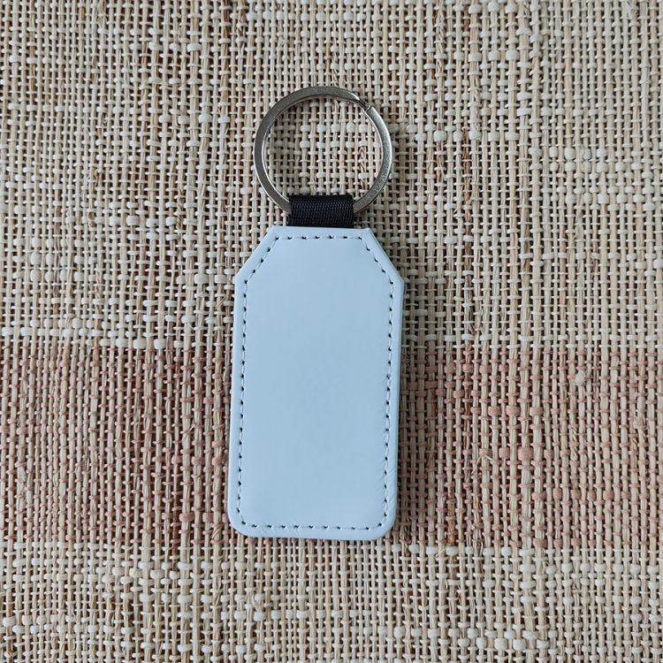Custom Sublimation PU Leather Keychain Bulk