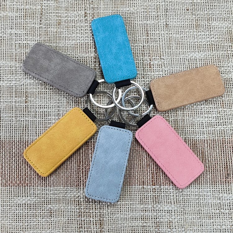 Custom Sublimation PU Leather Keychain with Photo/Logo