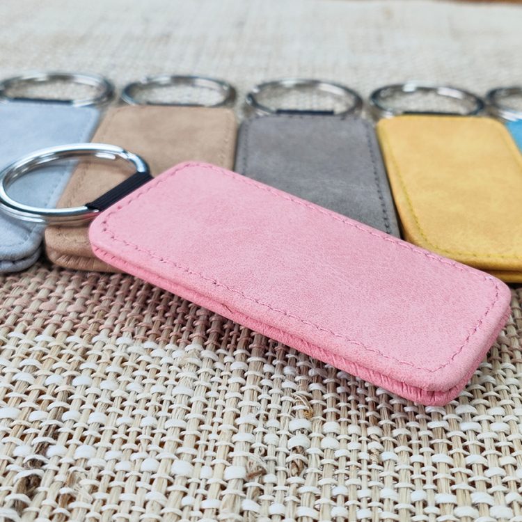 Custom Sublimation PU Leather Keychain with Photo/Logo