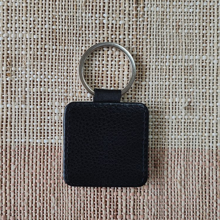 Custom Sublimation PU Leather Keychain Bulk