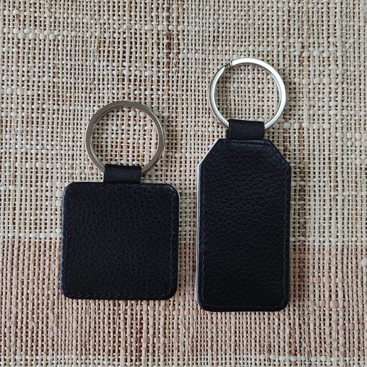 Custom Sublimation PU Leather Keychain Bulk